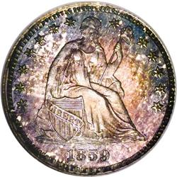 1859 H10C PR66 Cameo NGC. In his book, The Complete Gu 