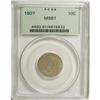 Image 3 : 1807 10C MS61 PCGS. JR-1, R.2. A comparatively high 16 