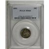 Image 1 : 1891 10C MS66 PCGS. Highly lustrous with blue-violet c 