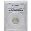 Image 1 : 1874 10C Arrows PR63 PCGS. Bright proof surfaces displ 
