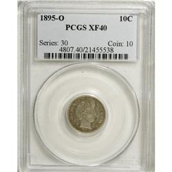 1895-O 10C XF40 PCGS. A pleasing example of this elusi 