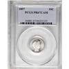 Image 3 : 1897 10C PR67 Cameo PCGS. An early proof issue in the 