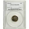 Image 3 : 1916-D 10C MS64 Full Bands PCGS. The 1916-D Mercury Di 