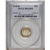 Image 3 : 1918-D 10C MS64 Full Bands PCGS. Mottled golden-russet 