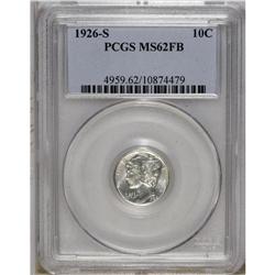 1926-S 10C MS62 Full Bands PCGS. This Full Bands piece 