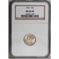 1930 10C MS66 Full Bands NGC. A crisply struck piece w 
