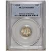 Image 1 : 1931-D 10C MS66 Full Bands PCGS. Intensely lustrous su 