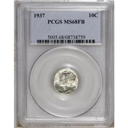 1937 10C MS68 Full Bands PCGS. Few pieces can rival th 