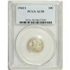 Image 1 : 1942/1 10C AU58 PCGS. A touch of highpoint friction is 
