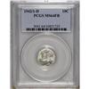 Image 3 : 1942/1-D 10C MS64 Full Bands PCGS. FS-010.8. The 1942/ 