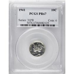 1941 10C PR67 PCGS. A highly reflective and appealing 