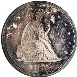 1875 20C Cameo PR65 Cameo NGC. A somewhat scarce issue 