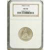 Image 1 : 1843-O 25C AU58 NGC. Pleasing silver-gray surfaces are 