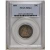 Image 3 : 1851 25C MS64 PCGS. The razor-sharp striking details a 
