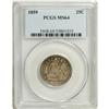 Image 3 : 1859 25C MS64 PCGS. Type One Obverse and Reverse. Rich 