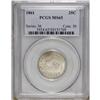 Image 3 : 1861 25C MS65 PCGS. Type Two Obverse and Reverse. This 
