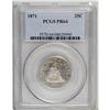 Image 1 : 1871 25C PR64 PCGS. Light freckles of plum toning visi 