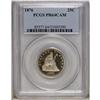 Image 1 : 1876 25C PR64 Cameo PCGS. Type One Reverse. Attractive 