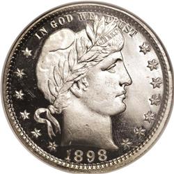 1898 25C PR69 Ultra Cameo NGC. The portrait and eagle 