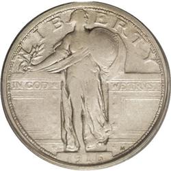 1916 25C VF30 PCGS. The famously low mintage 1916 Stan 