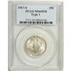 Image 3 : 1917-S 25C Type One MS65 Full Head PCGS. The three Typ 