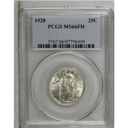 1928 25C MS66 Full Head PCGS. Solidly struck and large 