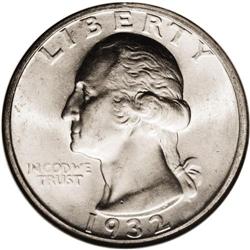 1932-D 25C MS63 NGC. This brilliant Mint State example 