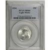 Image 1 : 1934 25C Light Motto MS66 PCGS. Essentially untoned su 
