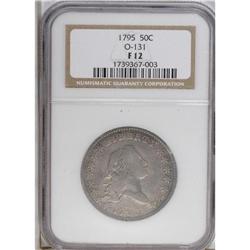 1795 50C 2 Leaves Fine 12 NGC. O-131, High R.4. Modera 