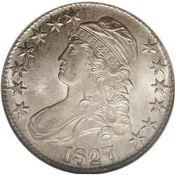 1827 50C Square Base 2 MS64 NGC. O-136, R.4. This vari 