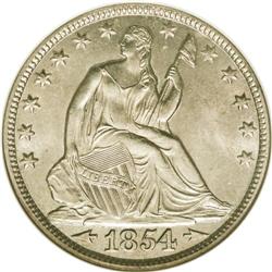 1854-O 50C Arrows MS66 NGC. Ex: Foxfire. The Arrows, N 