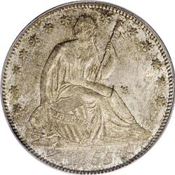 1855/54 50C Arrows MS64 PCGS. FS-005. WB-102. The cros 