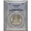 Image 3 : 1873 50C Arrows MS64 PCGS. WB-106, Large Arrows. The m 