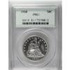 Image 1 : 1860 50C PR61 PCGS. Just a hint of silver-gray patina 