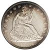Image 1 : 1865 50C PR66 Cameo NGC. Notable as the final year of 
