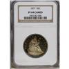 Image 3 : 1877 50C PR64 Cameo NGC. WB-103. Tail Hub Variety II. 