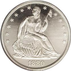 1880 50C PR66 Cameo PCGS. Ex: Stokely Collection. Type 