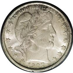 1907-O 50C MS65 PCGS. Breen-5098. Original steel-gray 