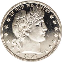 1897 50C PR65 Cameo PCGS. Judging from the population 