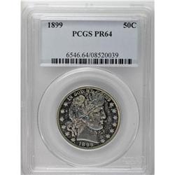 1899 50C PR64 PCGS. Boldly struck and deeply reflectiv 