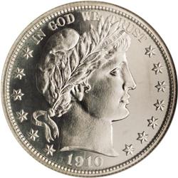 1910 50C PR67 Cameo NGC. A mere 551 half dollar proofs 