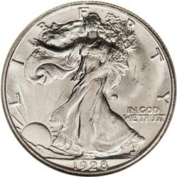 1928-S 50C MS63 NGC. The 1928-S is nearly impossible t 