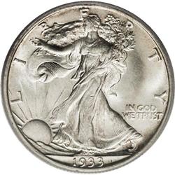 1933-S 50C MS65 PCGS. One attribute common to most 193 