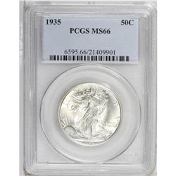 1935 50C MS66 PCGS. Fully brilliant surfaces with fros 