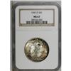 Image 1 : 1943-D 50C MS67 NGC. This sharply struck short-set Sup 