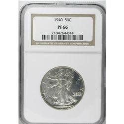 1940 50C PR66 NGC. An appealing example that has caref 