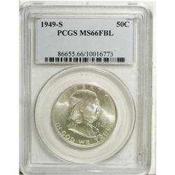 1949-S 50C MS66 Full Bell Lines PCGS. Slightly satiny 