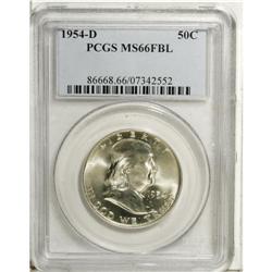 1954-D 50C MS66 Full Bell Lines PCGS. A hint of gold-r 