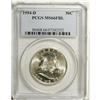 Image 1 : 1954-D 50C MS66 Full Bell Lines PCGS. A hint of gold-r 
