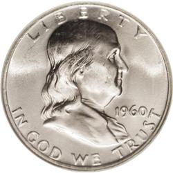 1960-D 50C MS66 NGC. The 1960-D has a mintage above 18 